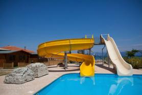 Ostrov Korfu a hotel Aquis Capo di Corfu s klouzačkami