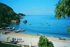 Ostrov Korfu a hotel Elly Beach - pláž