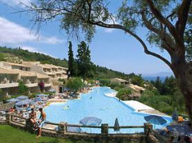 Korfu a hotel Mareblue Aeolos Beach s bazénem