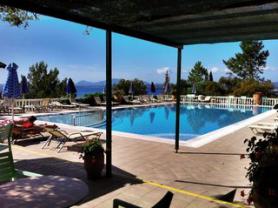 Ostrov Korfu a hotel Nautilus s bazénem