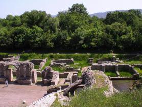 Albánské archeologické naleziště Butrint