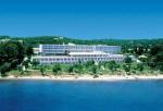 Pohled na řecký hotel Dassia Chandris, ostrov Korfu
