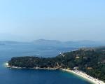 Ostrov Korfu a pobřeží městečka Kerasia