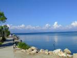 Ostrov Korfu s částí pláže Messonghi